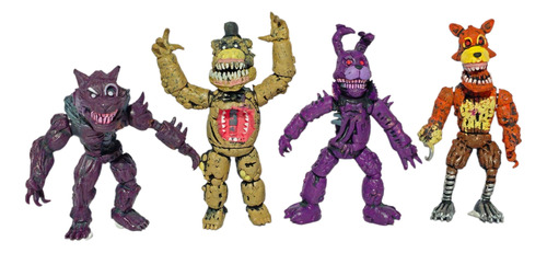 Conjunto De Figuras Five Nights At Freddy's Twsited