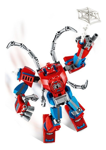 Bloques Para Armar Armadura Robótica De Spider Man Marvel