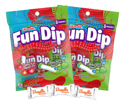 Fun Dip - Bolsas De Dulces, 2.07 Onzas Cada Una (paquete De 