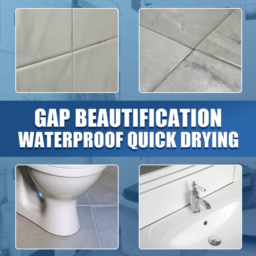Conjunto De Canetas De Reparo Tile Grout Pen (3 Peças Branca