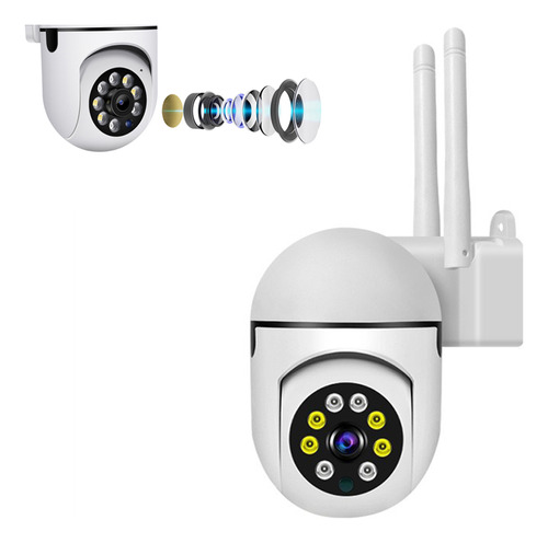 Lámpara De Seguridad Ip 360 Hd Wifi Vision