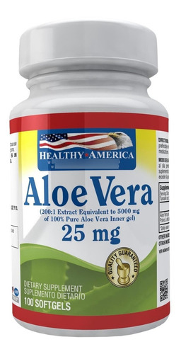 Aloe Vera 25 Mg X 100 Perlas - Unidad a $460