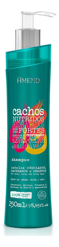 Shampoo Amend Cachos Nutridos E Hidratados 250ml