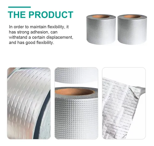 Cinta Para Techos, Lámina De Aluminio, Impermeable, Resisten