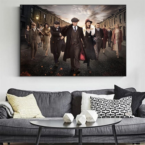 Imagen 3 de 9 de Cuadro-peaky Blinder 6-decorativo-moderno-ultra Hd 100x70cm.