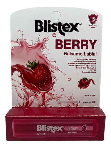 Balsamo Labial Berry Blistex 15 Spf 4.25g