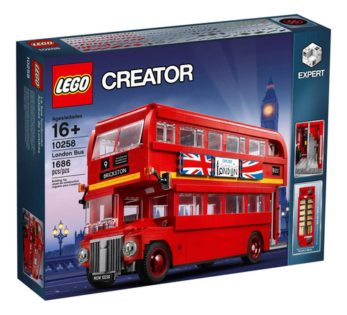 Lego 10258 Creator Expert London Bus 1686 Peças