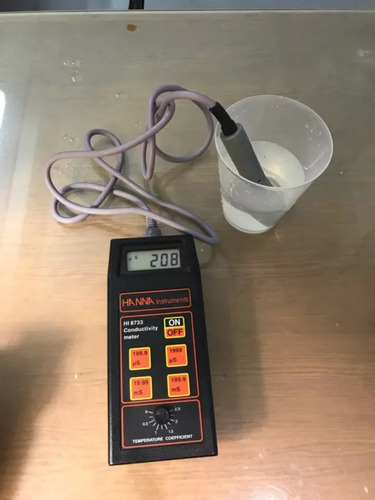 Medidor De Conductividad Hanna Instruments Hi8733 Sonda Agua