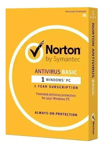 Norton Antivirus Basico 1 Año 1 Usuario