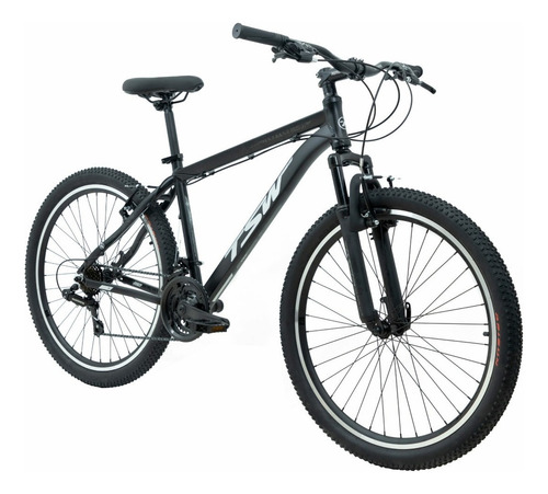 Bicicleta Tsw Ride Mtb Aro 26 Aluminio 21v Shimano Cor Preto/Cinza Tamanho do quadro 17