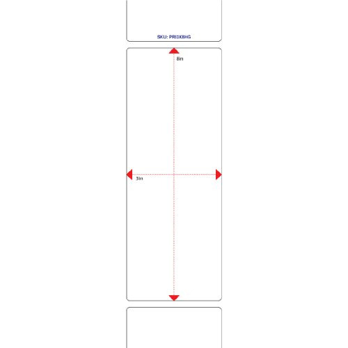 Etiquetas De Inyección De Tinta Semibrillantes De 3  X...