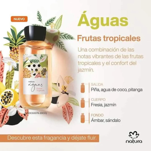 Aguas De Natura Frutos Tropicales 150 Ml