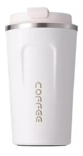 Copo Caneca Tampa Infusor Isolamento Térmico 510ml Isolado Branco