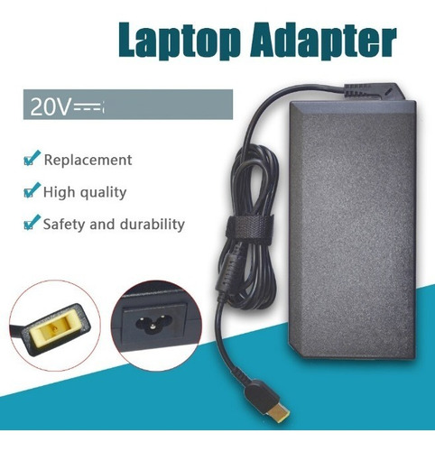 Cargador Lenovo Rectangular 20v 3.25a  4.5a