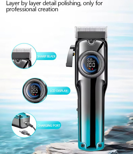 Maquina Para Cortar Pelo Inalambrica Usb-c K-9850 Accesorios