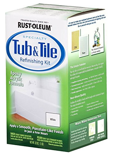 7860519 Acrylic Tub And Tile Refinishing 2-part Kit, Wh...