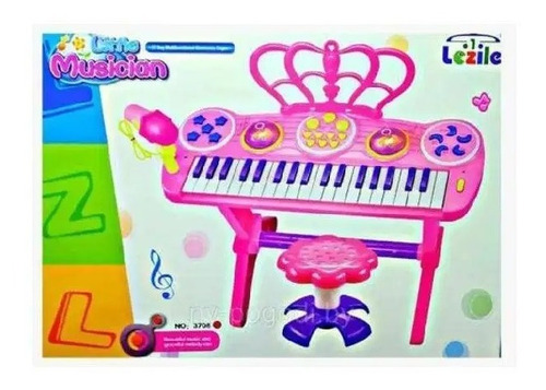 Organeta Piano Infantil Con Mp3 Y Silla  Ref: 3707