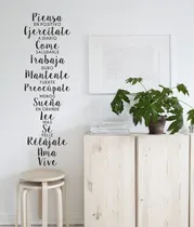 Comprar Vinilos Decorativos Pared Frases - Personalizados Grandes !