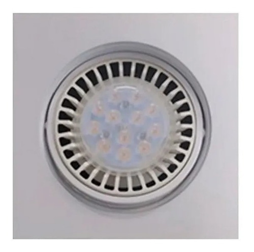 Spot Embutir Ar111 Blanco Negro Cuadrado Led 15w Gu10 220v