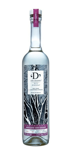 Mezcal Los Dichos Abocado C/gusano 38° 750 Ml (espadín)