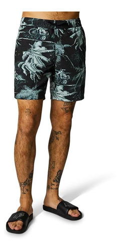 Short Fox De Baño Boardshort Bad Trip Palmeras 100% Original