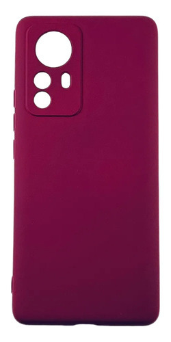 Case Capinha Silicone Premium Para Xiaomi Mi 12t / 12t Pro Cor Red rose