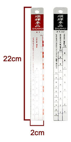 A Agitador De Regla De Pintura For Coche 2:1 Y 4:1 Para