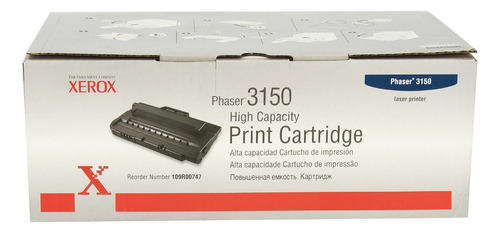 Toner Xerox Phaser 3150 High Capacity Negro Original 