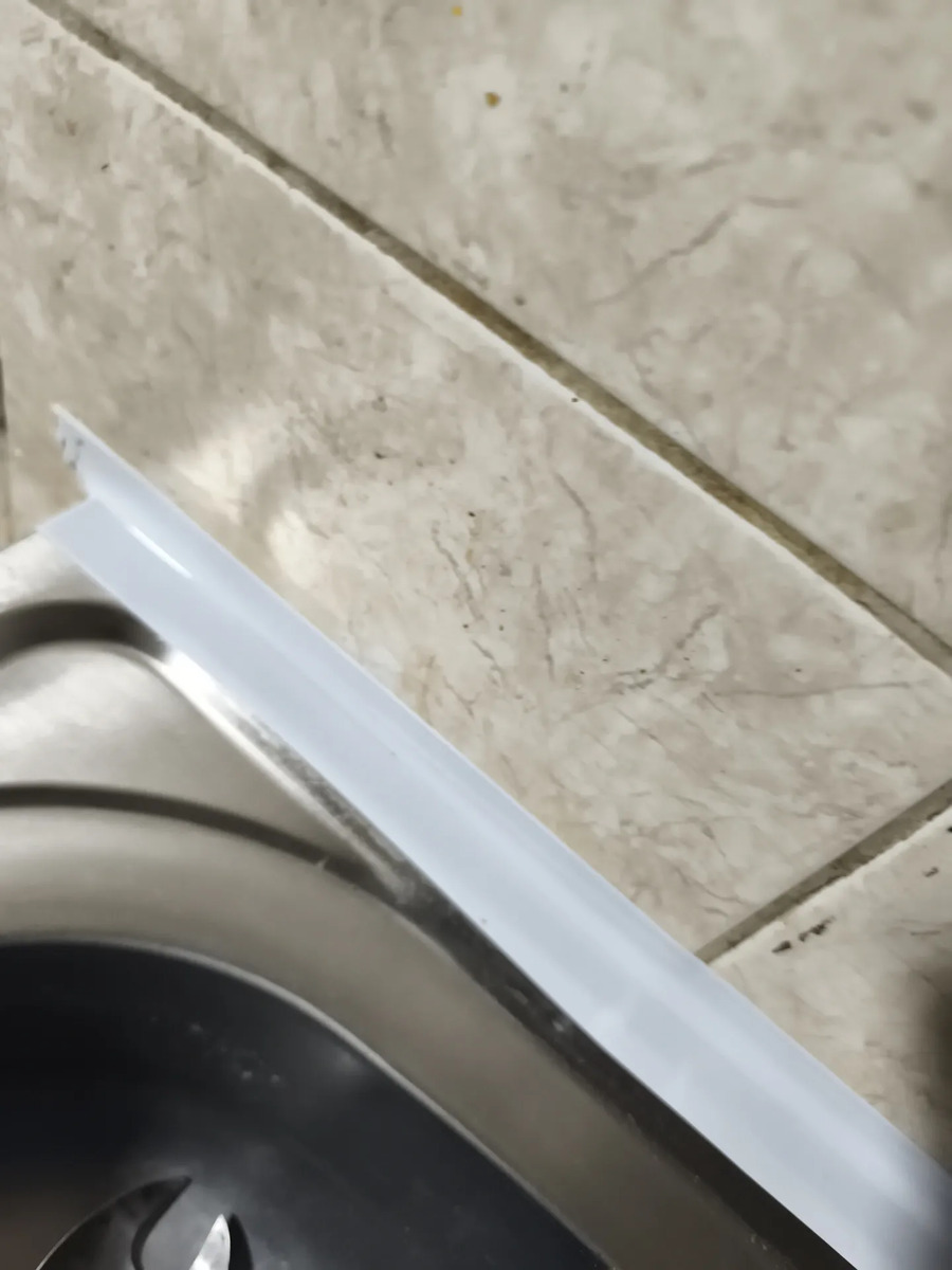 Foto real de 3 Piezas Cinta Selladora Para Baño, Ducha, Lavabo, Bañera Color Blanco