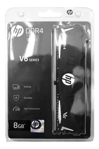 Memoria Hp V6 Series, 8gb, Ddr4, 3200 Mhz, Pc4-25600, Cl-16,