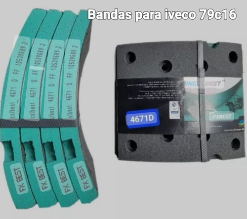 Bandas Incolbest  Para Iveco 70c16 El Mejor Material  