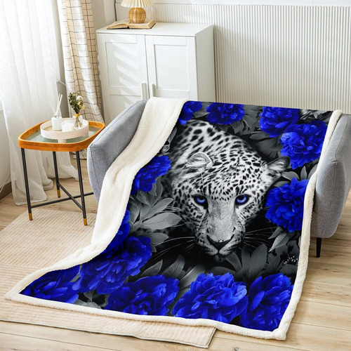 Erosebridal Manta De Leopardo 3d Con Estampado De Guepardo R