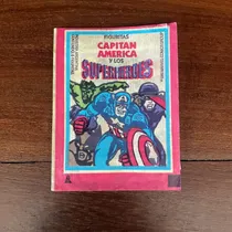 Comprar Sobre De Figuritas Capitan America Y Los Superheroes 1980