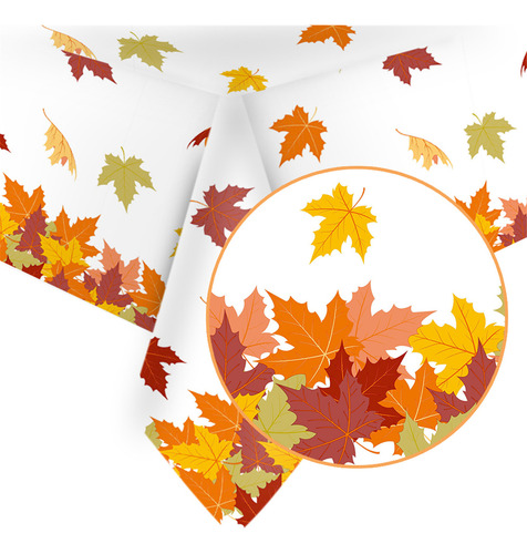 Toalha De Mesa LG De Ação De Graças Maple Leaf Accessories H