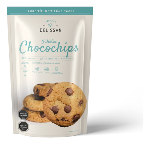 Premezcla Galletas Chocochips Sin Gluten