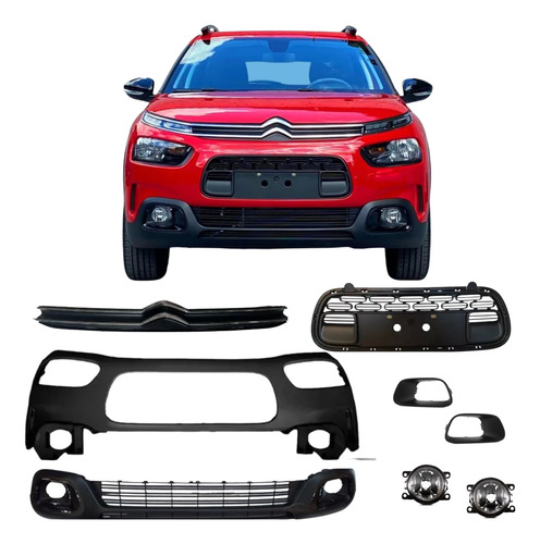 Kit Parachoque Dianteiro C4 Cactus 2019 2020 21 22 2023 2024