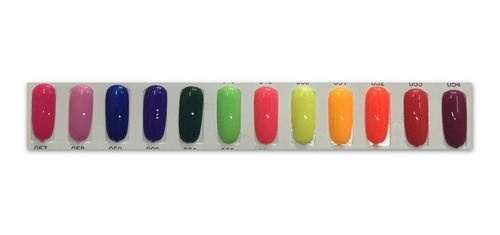 Imagen 4 de 4 de Gel Miss Cherry Gama E Gelish Semipermanente 12 Colores 10ml