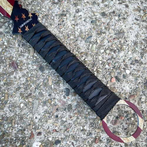 Espada Ninjato De 70 Cm De 2 Filo Con A Kunais Master