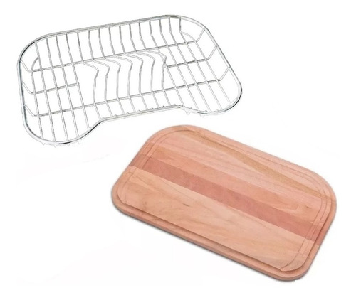 Accesorios Para Bacha Cocina Johnson Si55 Tabla Secaplatos