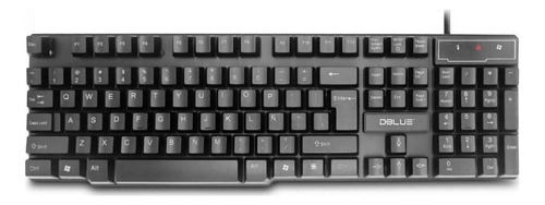 Teclado Gamer Retroiluminado Dblue K57 / Tecnofactory Color del teclado Negro