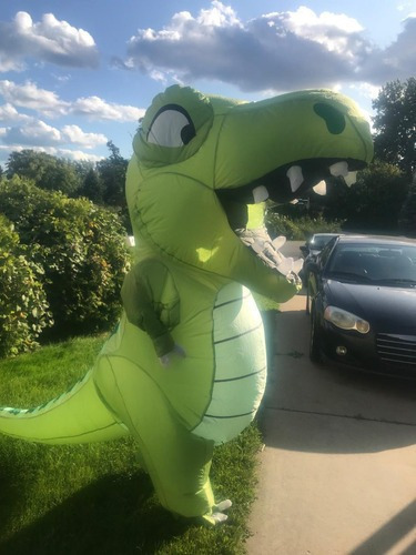 Disfraz De Fiesta Inflable De Dinosaurio Para Adultos 1