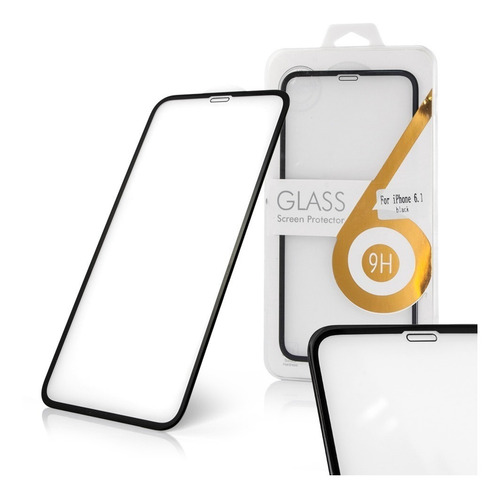 Vidrio Glass Pro 4d 5d iPhone XR 5d Curvo 6.1 Pulgadas