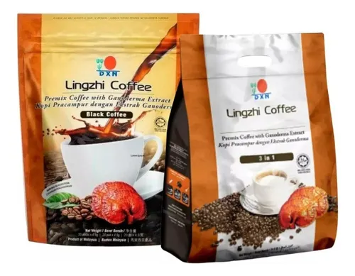 comprar Café Lingzhi 3 En 1 + Cafe Negro 2 En 1 Dxn\u002Fganoderma (pack)