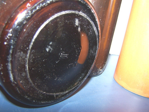 Antiguas Botellas De Gres Ceramico Y Vidrio (Usado)
