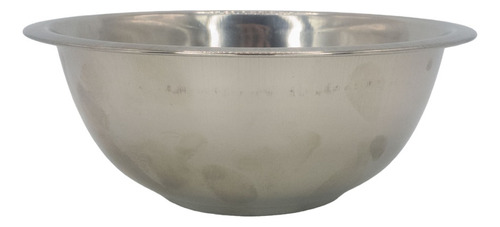 Bowl Tazón Ensaladera De Aluminio Para Cocina 26 Cms Diametr Color Plateado