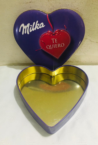 Lata De Chocolate - Milka - Te Quiero - Vacia - (Usado)