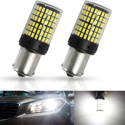 Par Luces Led Doble Contacto Freno 1157 144 Led Alto Brillo