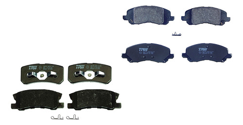 Kit Balatas Delantera Trasera Low Trwp Avenger Brg 2010