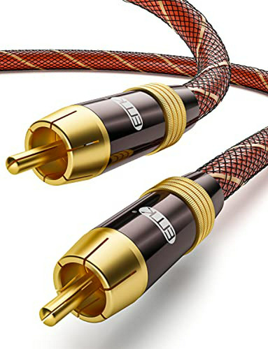 Emk - Cable De Audio Coaxial Digital Para Subwoofer (rca A R