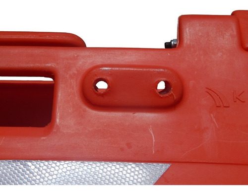 Cavalete Parede Dupla Kteli Plástico Vermelho Dobravel 3 Un